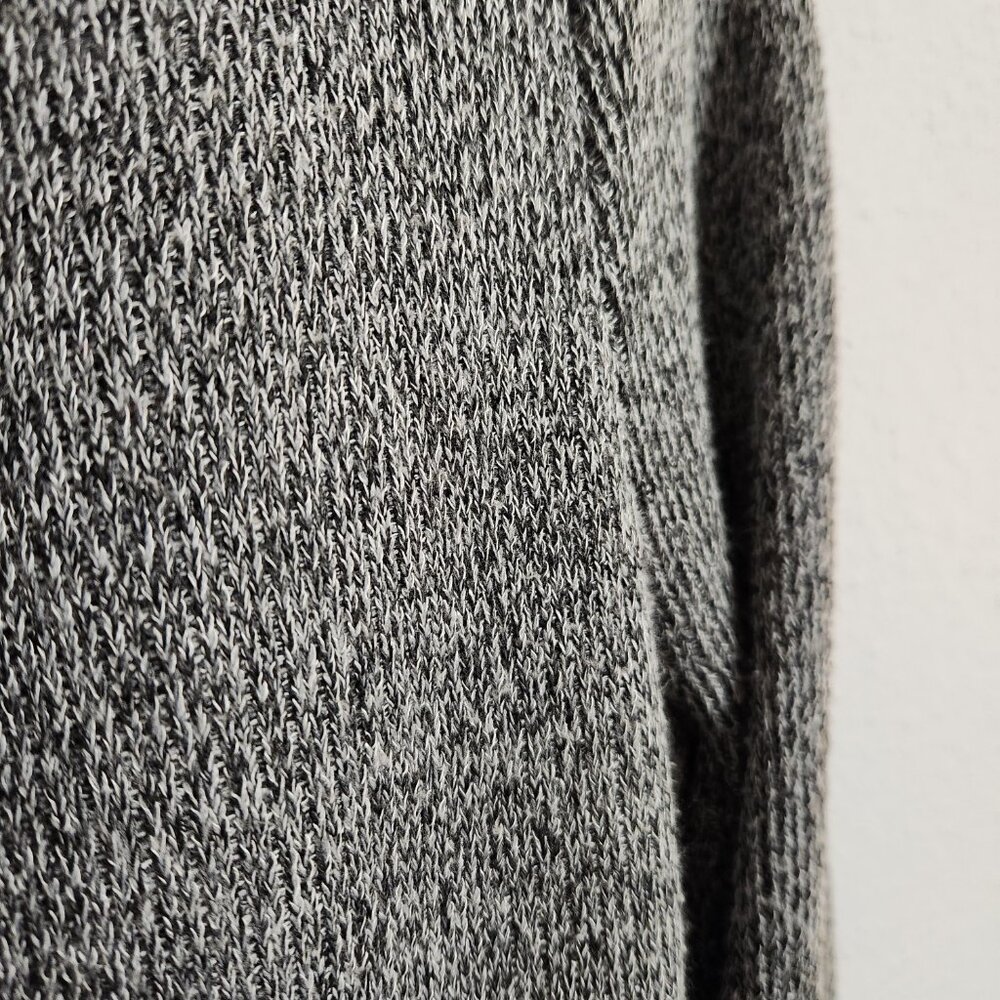Skies Are Blue Alanna Textured Knit Blazer Heather Grey Black Floral Lining Medi - Picture 5 of 11